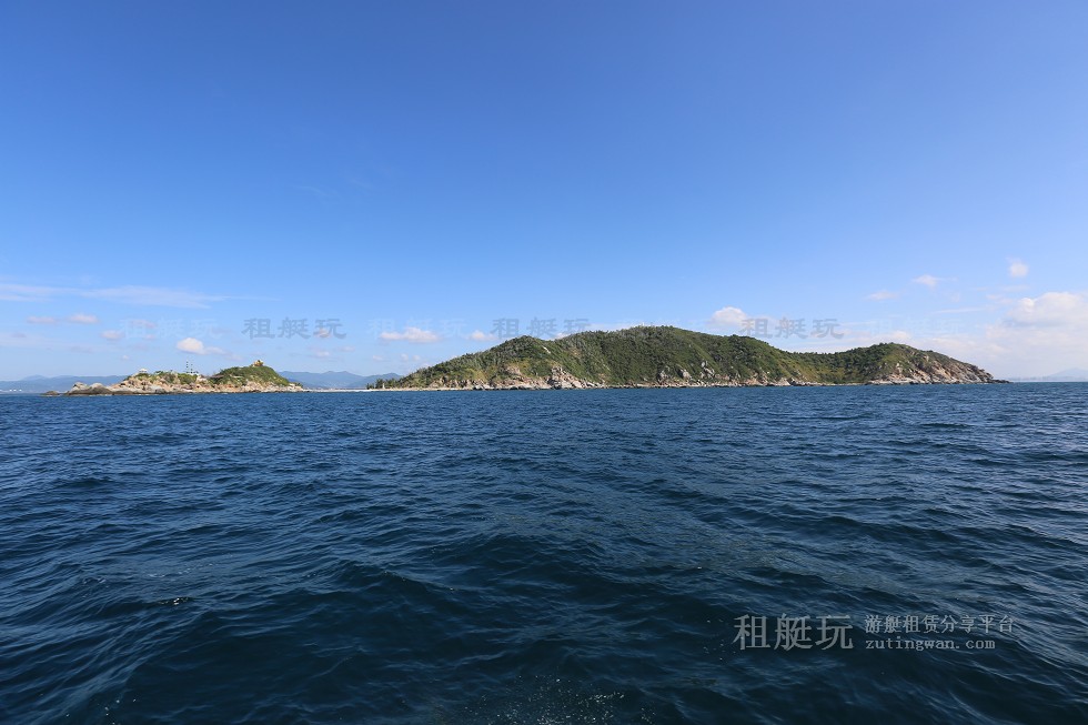 三亞旅游游艇租賃，三亞港至西島航線